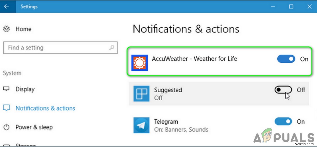 Cách Loại bỏ Hộp Accuweather Xuất Hiện trên Màn Hình