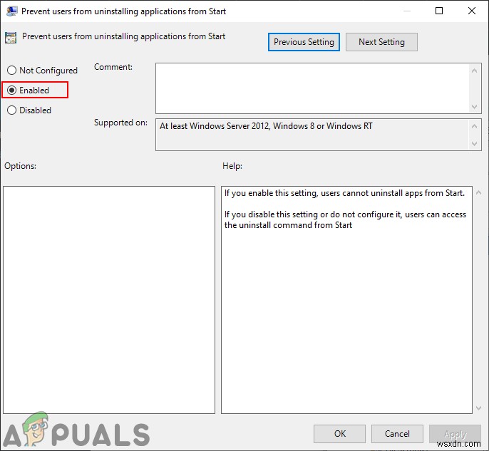 Cách Ngăn Người dùng Gỡ cài đặt Ứng dụng từ Menu Start trong Windows 10?
