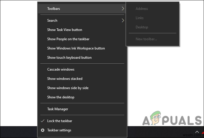 Cách Ngăn Người dùng Thêm hoặc Xóa Thanh công cụ trên Taskbar?