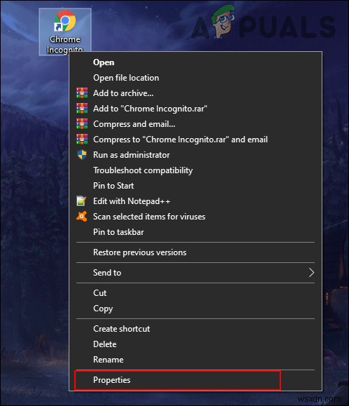Cách Tạo Shortcut Chế độ Ẩn danh (Incognito) Google Chrome trên Windows?