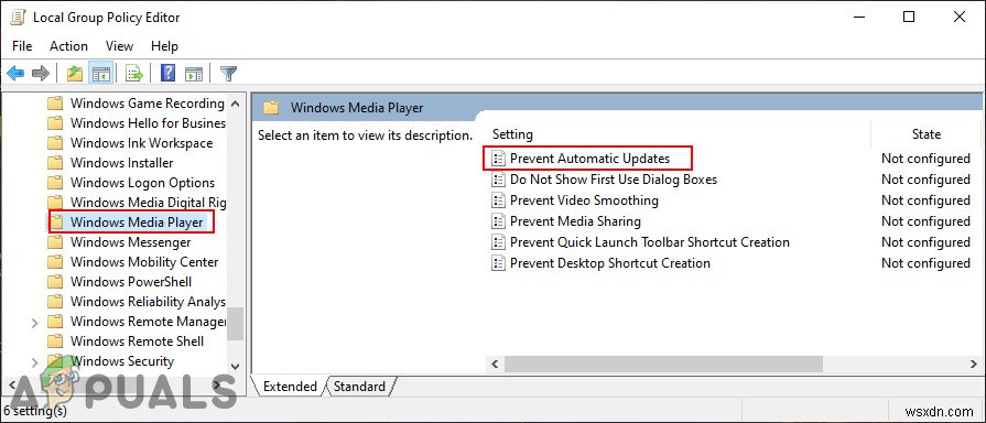Cách Bật/Tắt Tự động Cập nhật cho Windows Media Player?