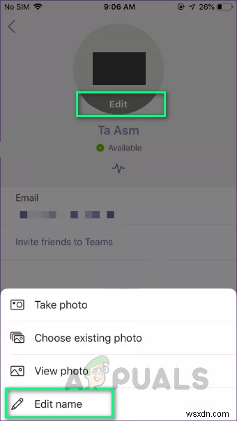 Cách đổi tên trên Microsoft Teams