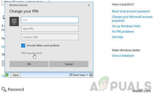 Cách chuyển phương thức Đăng nhập từ PIN sang Mật khẩu