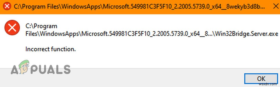 [SỬA] Vấn đề Win32Bridge Server - Chức năng không chính xác