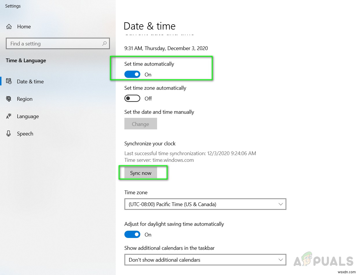 [KHẮC PHỤC] Lỗi Microsoft Store 0x80072F05