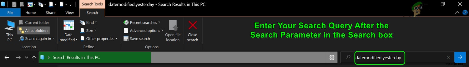 Khắc phục: Thiếu tab Tìm kiếm  File Explorer (Windows 10 – 1909) 