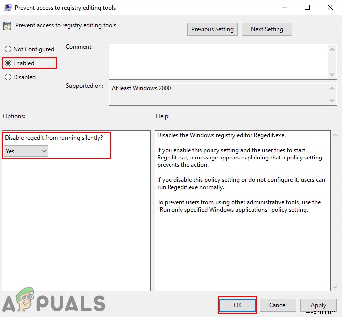 Cách vô hiệu hóa quyền truy cập Windows Registry cho tài khoản tiêu chuẩn