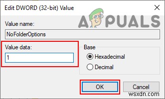 Cách vô hiệu hóa Folder Options (Tùy chọn thư mục) trong File Explorer