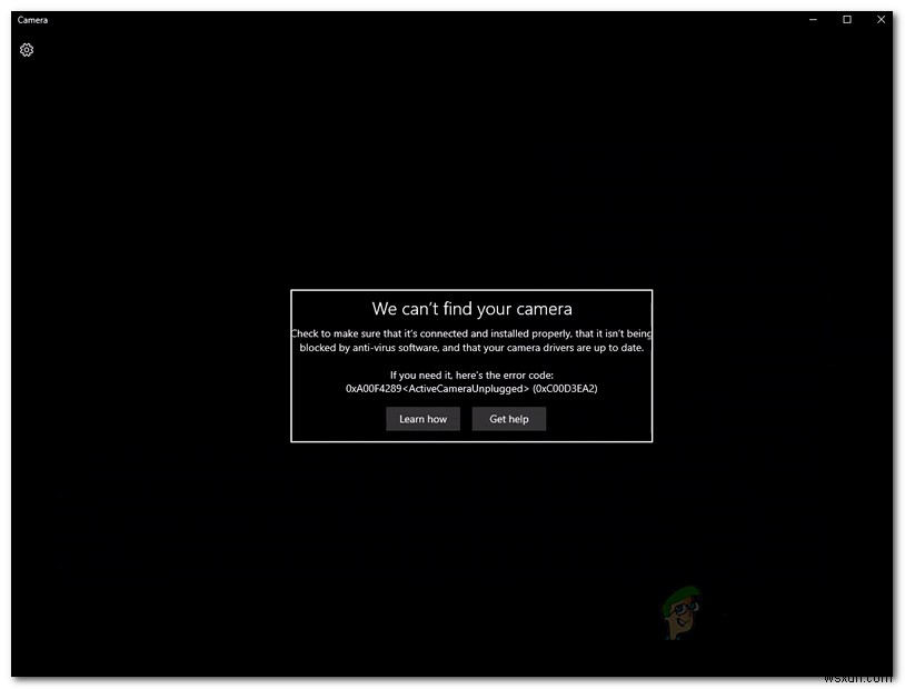 Cách khắc phục lỗi Webcam mã 0xA00F4289 trên Windows 10