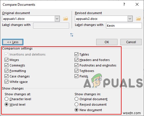 Cách so sánh 2 tài liệu Microsoft Word