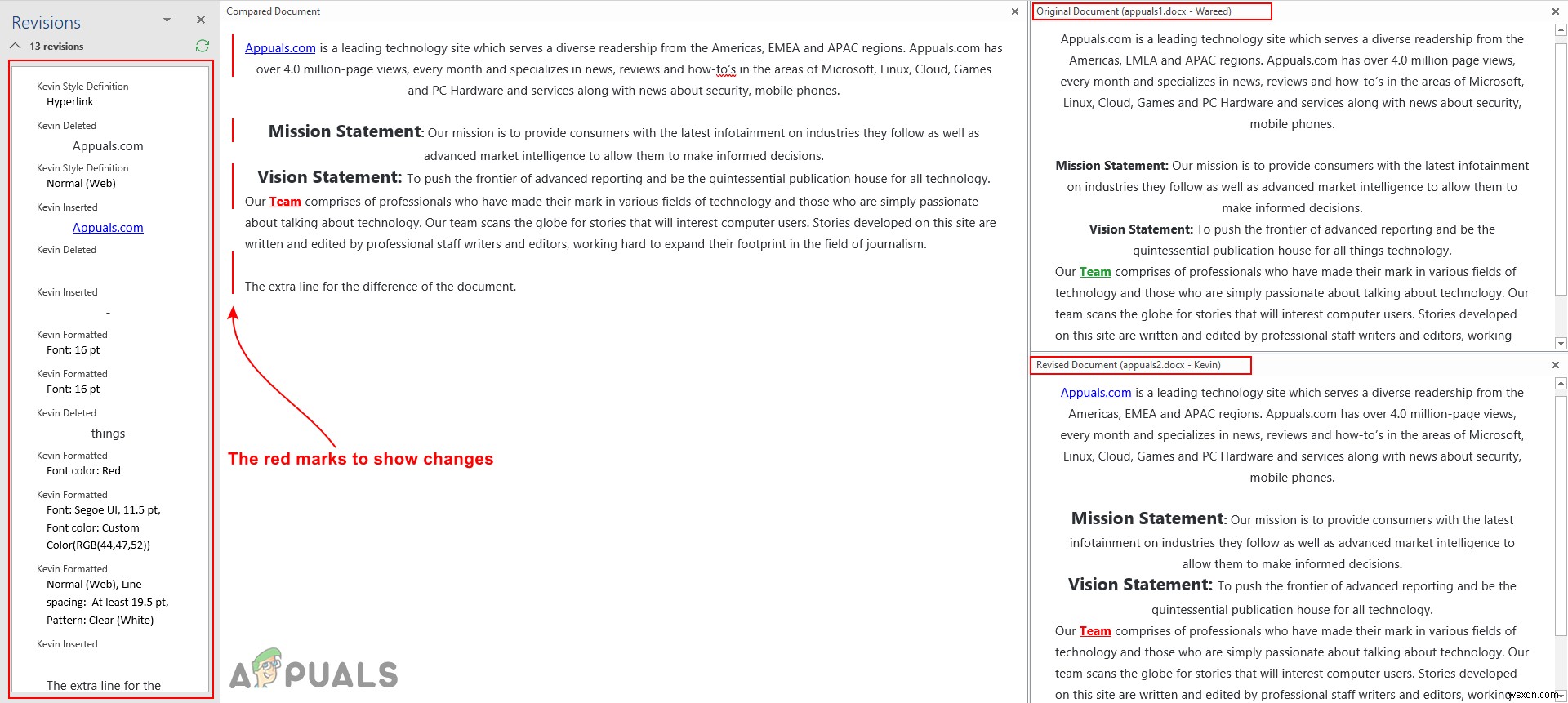 Cách so sánh 2 tài liệu Microsoft Word