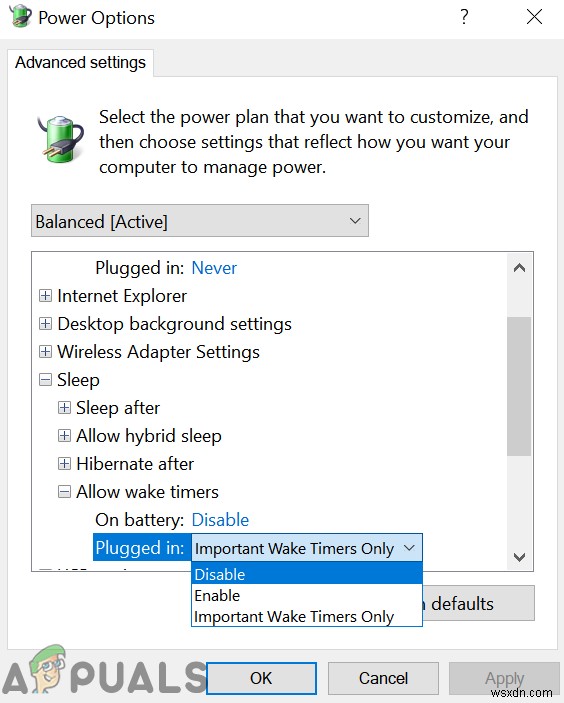 Khắc phục: MoUSO Core Worker Process (MoUsoCoreWorker.exe) liên tục đánh thức máy tính khỏi ngủ