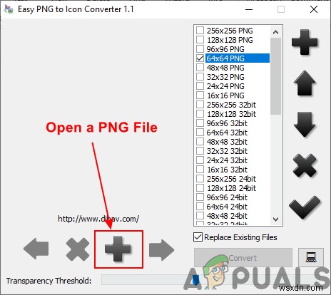 Cách chuyển đổi PNG sang ICO?