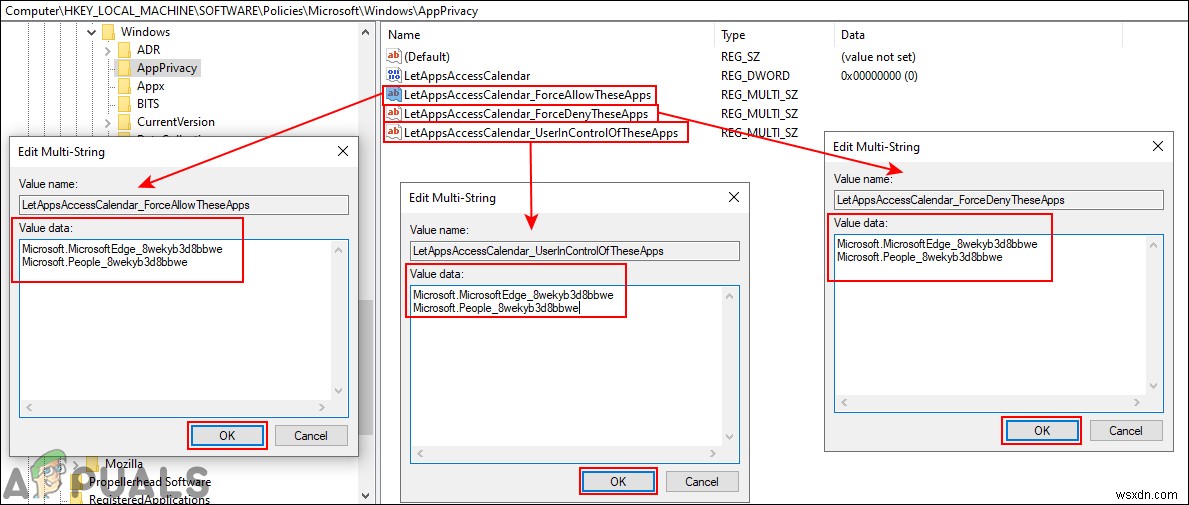 Cách ngăn ứng dụng truy cập Lịch trên Windows 10