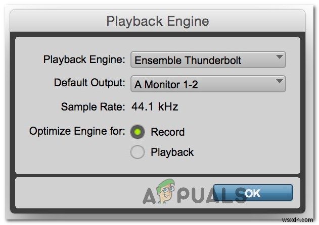 Cách sửa lỗi Pro Tools  AAE Error -6117 