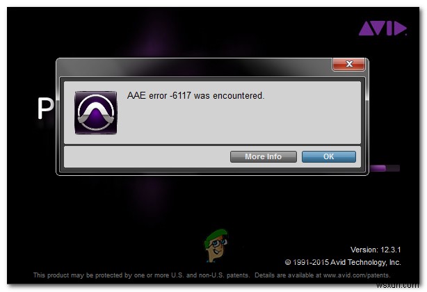 Cách sửa lỗi Pro Tools  AAE Error -6117 