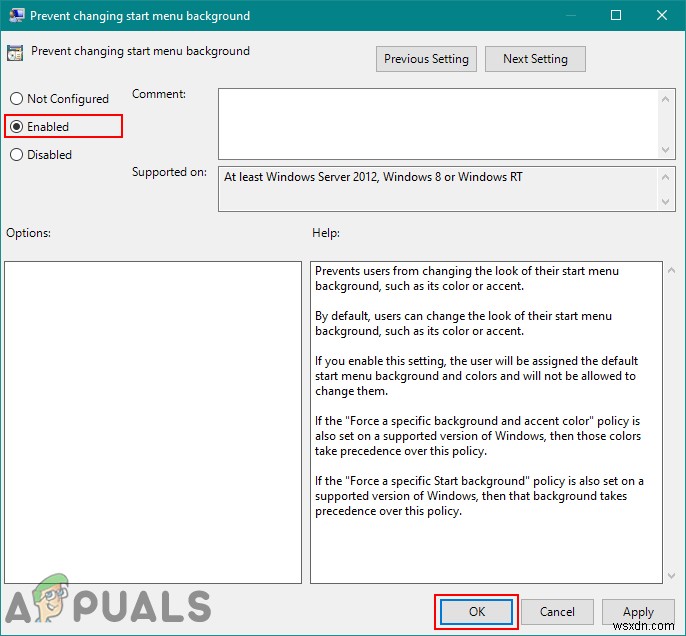 Cách vô hiệu hóa tùy chỉnh nền menu Start trên Windows 10