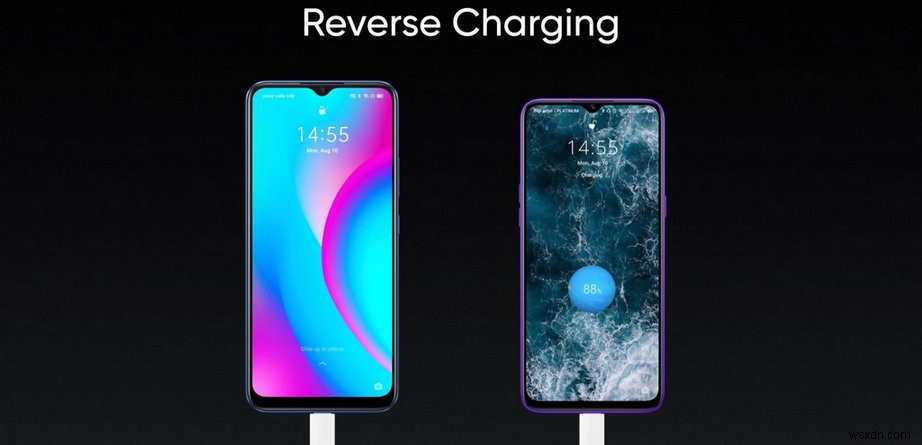 Sạc ngược: Dùng điện thoại làm power bank dự phòng