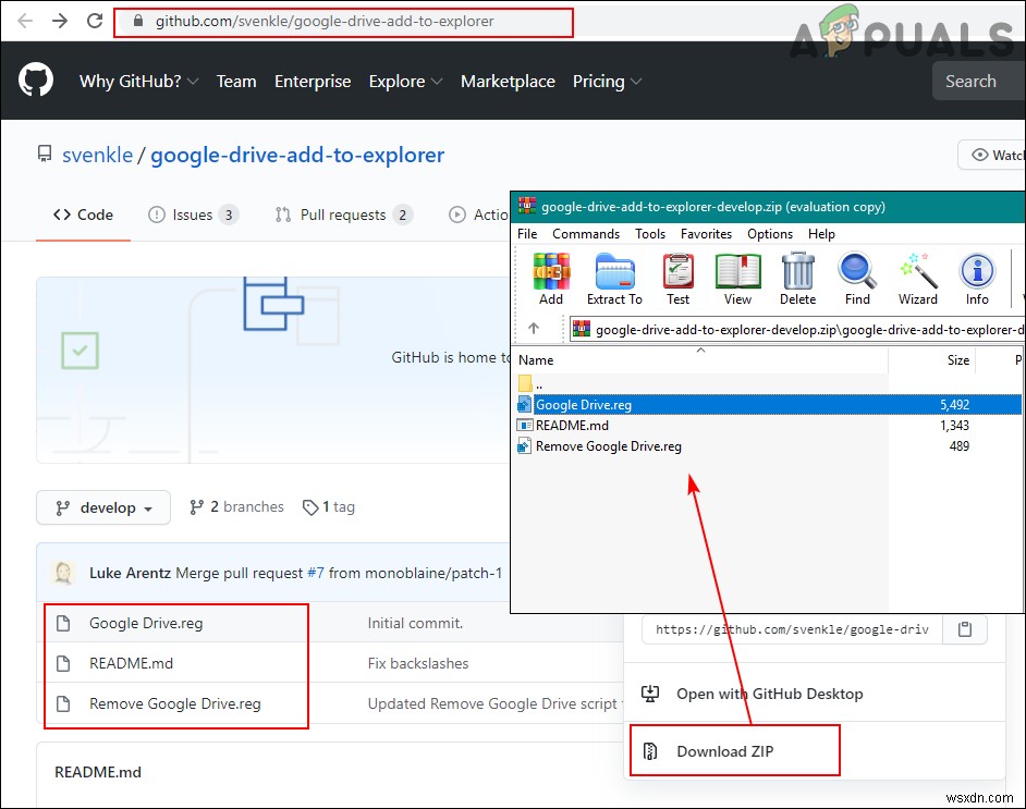 Cách thêm Google Drive vào thanh bên (Sidebar) của Windows Explorer