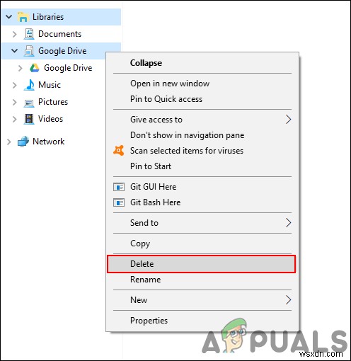 Cách thêm Google Drive vào thanh bên (Sidebar) của Windows Explorer