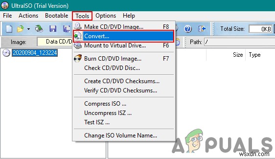 Cách chuyển đổi file BIN sang ISO