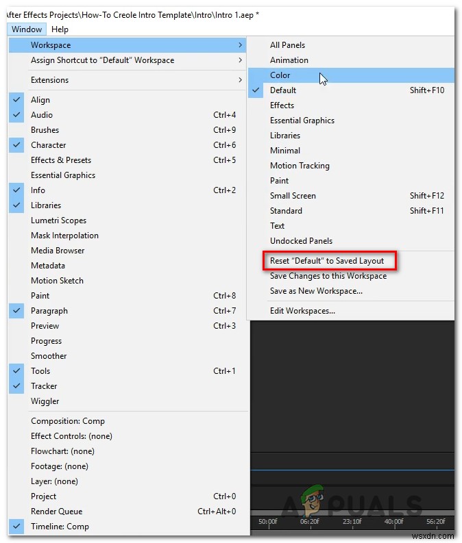 [SỬA LỖI] After Effects  Unspecified Drawing Error  (Lỗi vẽ không xác định)