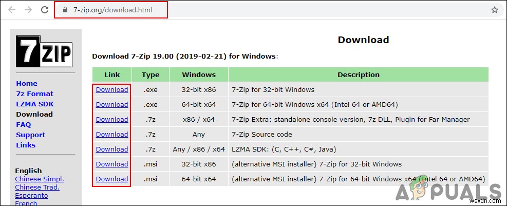Cách giải nén tệp .tar.gz trên Windows?