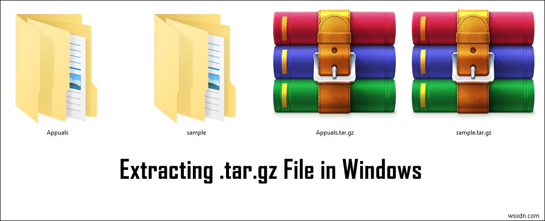 Cách giải nén tệp .tar.gz trên Windows?