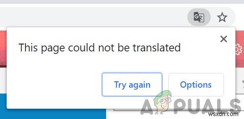 Sửa: Google Translate không hoạt động