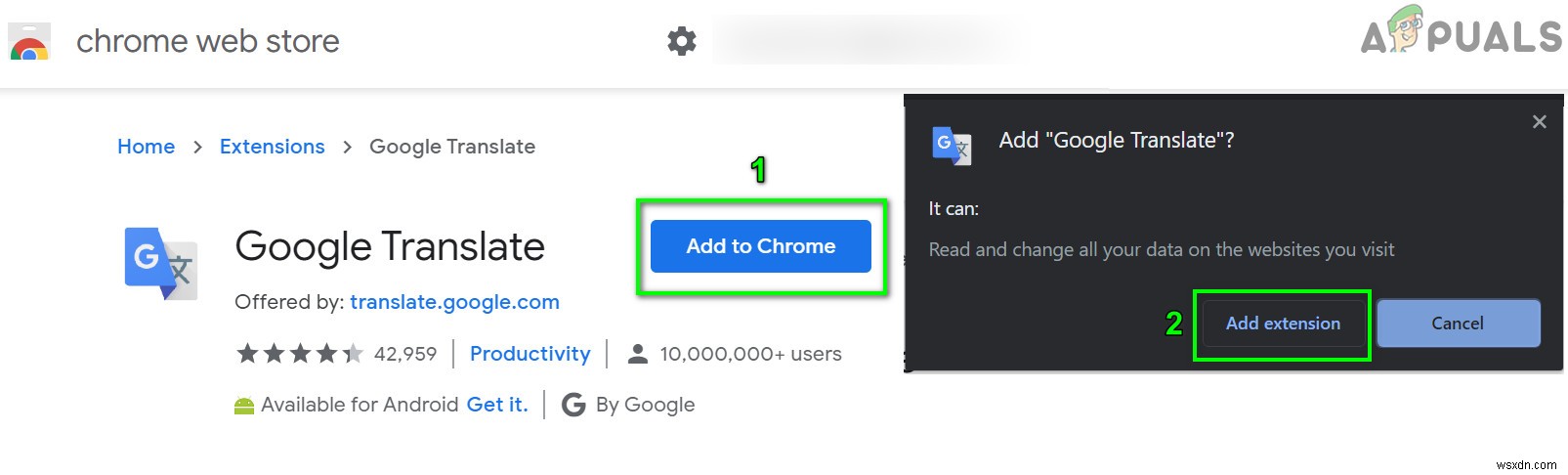 Sửa: Google Translate không hoạt động