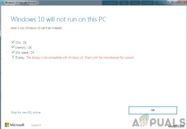 Cách khắc phục Màn hình không tương thích với Windows 10