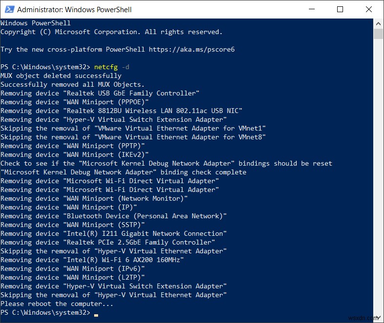 Khắc phục: Lỗi áp dụng thuộc tính Hyper-V Virtual Switch trên Windows 10
