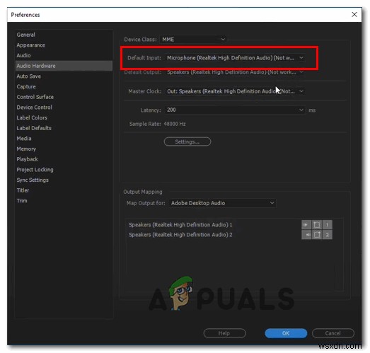 [Sửa lỗi] Lỗi MME Internal Device trong Premiere PRO và Premiere Rush