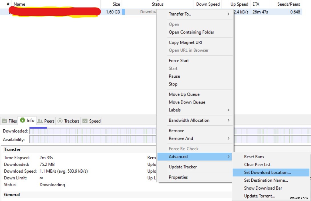 Cách khắc phục lỗi Files missing from Job trong uTorrent?