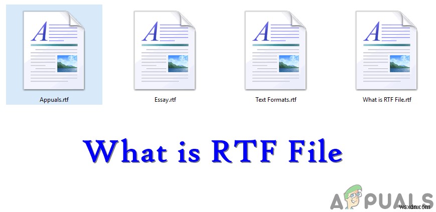 RTF (.rtf) là gì và khác biệt như thế nào so với các định dạng văn bản khác?