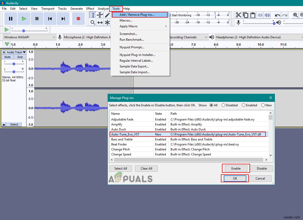 Cách cài đặt plugin Autotune trong Audacity