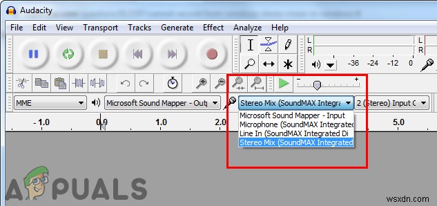 Cách ghi âm âm thanh PC với Audacity
