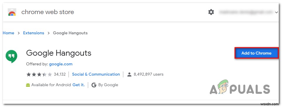 Khắc phục màn hình đen Google Hangouts khi chia sẻ màn hình