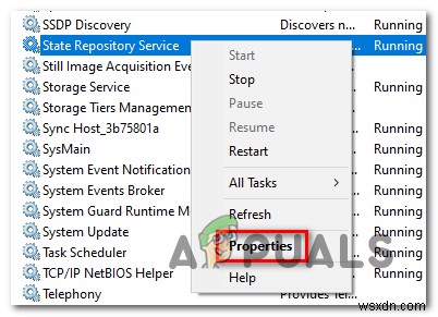 Khắc phục CPU cao do State Repository Service trên Windows 10
