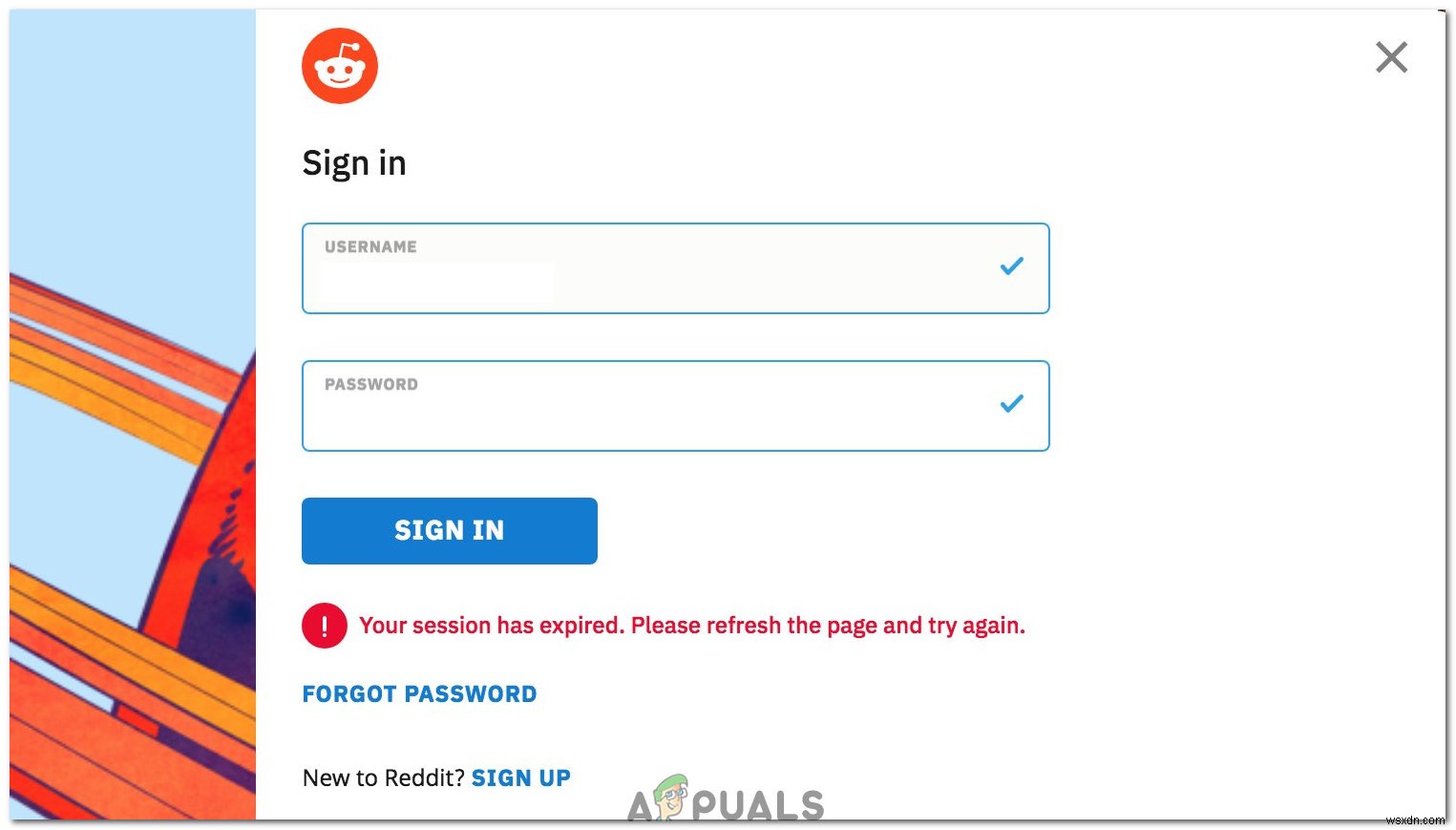 Khắc phục lỗi  Your Session Has Expired, Please Refresh and Try Again  trên Reddit