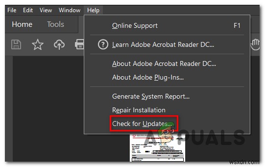 Khắc phục lỗi Adobe Reader 110  The Document Could Not Be Saved 