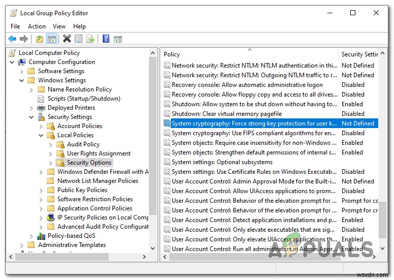 Lỗi nghiêm trọng khi tạo SSL Client Credential trong Event Viewer