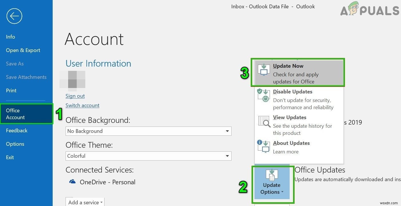 Khắc phục lỗi  Exchange administrator has made a change that requires you to quit and restart Outlook 