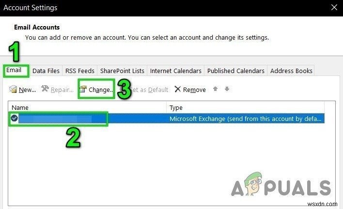 Khắc phục lỗi  Exchange administrator has made a change that requires you to quit and restart Outlook 