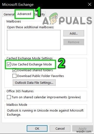 Khắc phục lỗi  Exchange administrator has made a change that requires you to quit and restart Outlook 