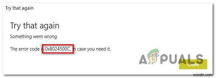 Khắc phục lỗi 0x8024500c khi cài đặt Cập nhật Windows