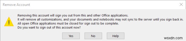 Sửa lỗi OneNote cần mật khẩu để đồng bộ sổ tay này