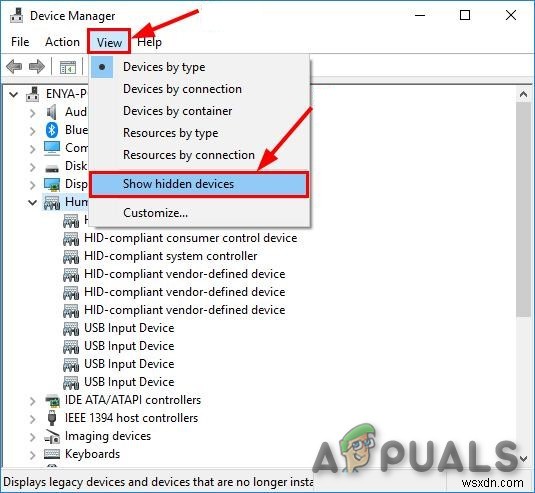 Khắc phục HID Compliant Touch Screen bị thiếu trong Device Manager
