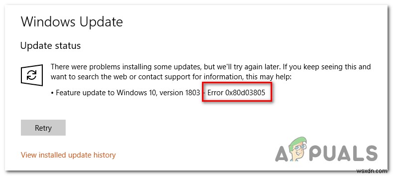 Khắc phục lỗi Microsoft Store 0x80D03805 trên Windows 10