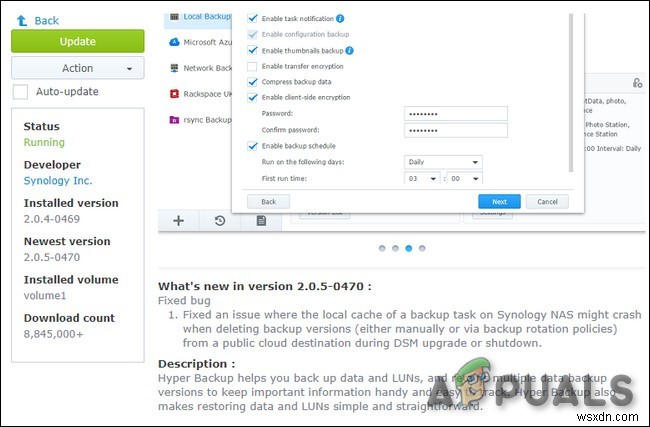 Cách cập nhật thủ công và tự động các gói Synology NAS